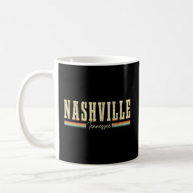 Nashville Tennessee Music City Kaffemugg (Vänster)