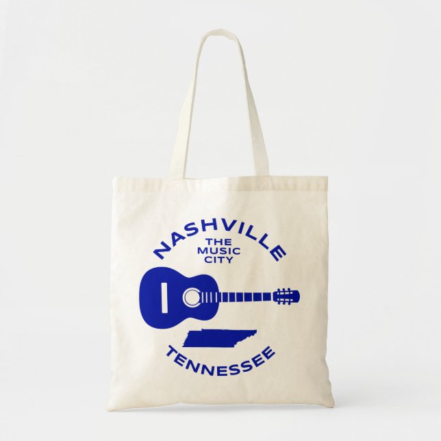 Nashville Tennessee Music City Tygkasse (Framsidan)