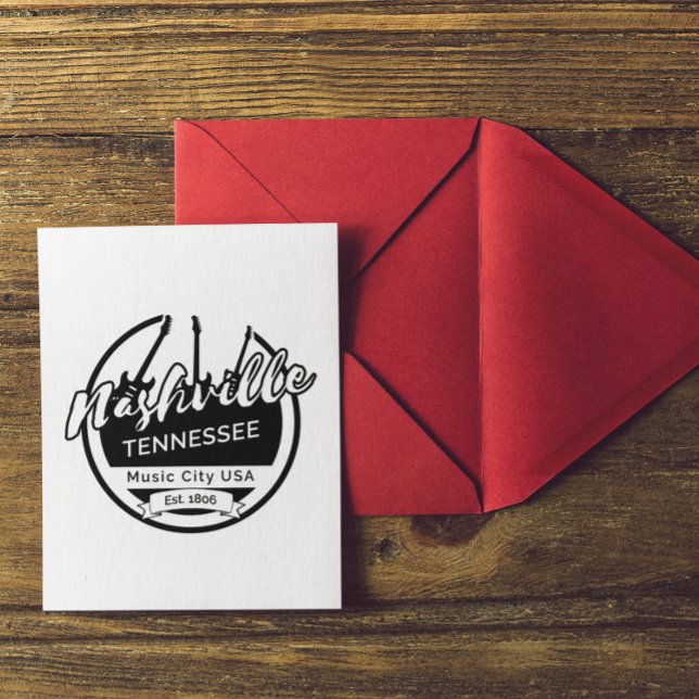 Nashville Tennessee Music City Vykort (nashville tennessee postcard)