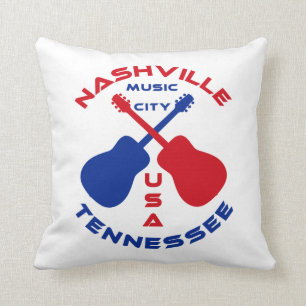 Nashville Tennessee musikstad USA Kudde