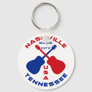 Nashville Tennessee musikstad USA Nyckelring