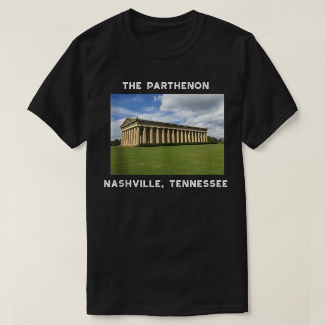 Nashville Tennessee Parthenon One American Landmar T Shirt (Design framsida)
