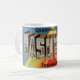 Nashville Tennessee Postcard Greeting Mug Kaffemugg