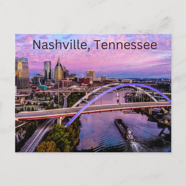 Nashville, Tennessee Postcard Vykort (Framsida)