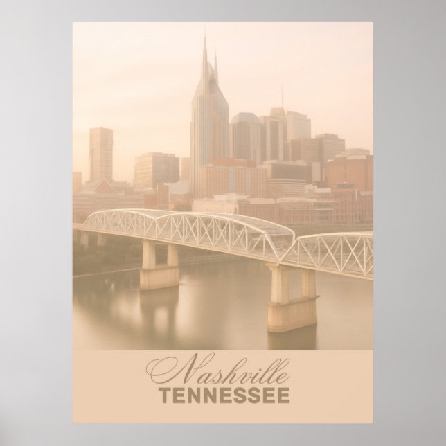 Nashville, Tennessee Poster (Framsidan)