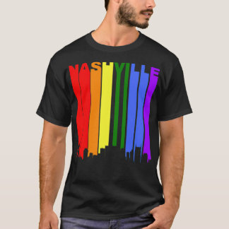 Nashville Tennessee Rainbow LGBT Gay pride elephan T Shirt
