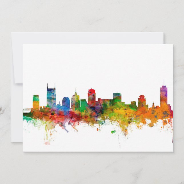 Nashville Tennessee Skyline (Framsida)