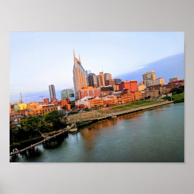 Nashville, Tennessee Skyline #1 Poster (Framsidan)