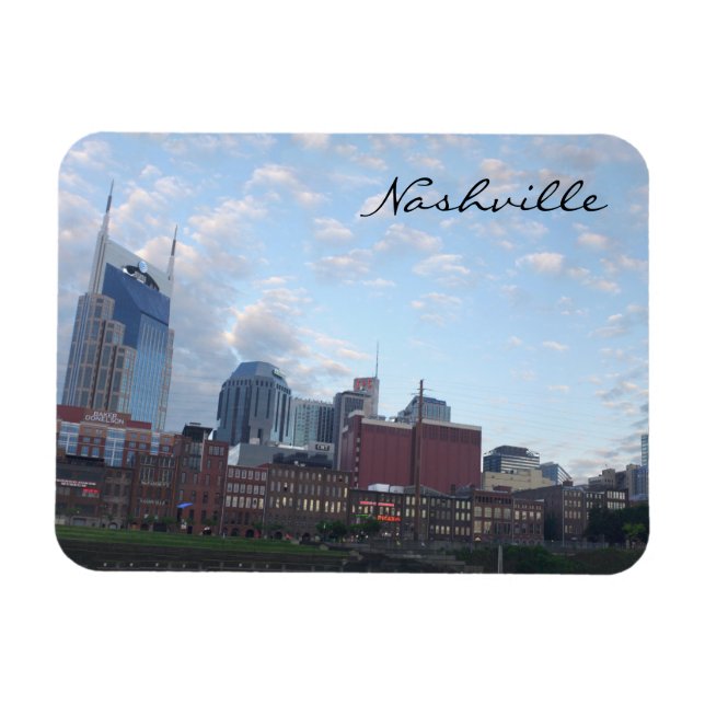 Nashville Tennessee Skyline Magnet (Horisontell)