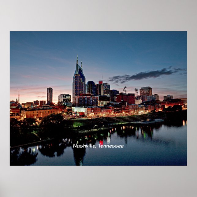 Nashville, Tennessee-skyline Poster (Framsidan)