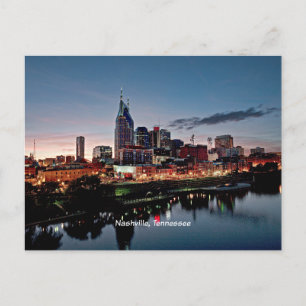 Nashville, Tennessee-skyline Vykort