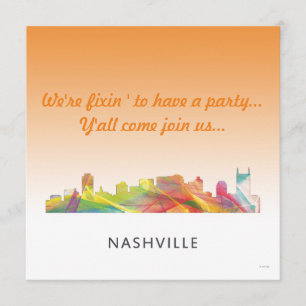 NASHVILLE, TENNESSEE SKYLINE WB1 - SPARA DATUMET