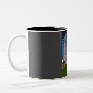 Nashville Tennessee Usa City Travel Poster Två-Tonad Mugg