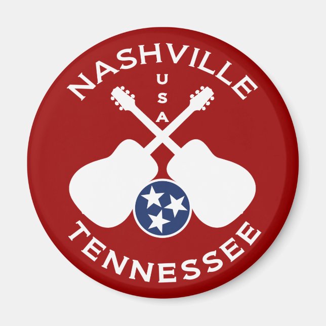 Nashville, Tennessee, USA Magnet (Framsidan)