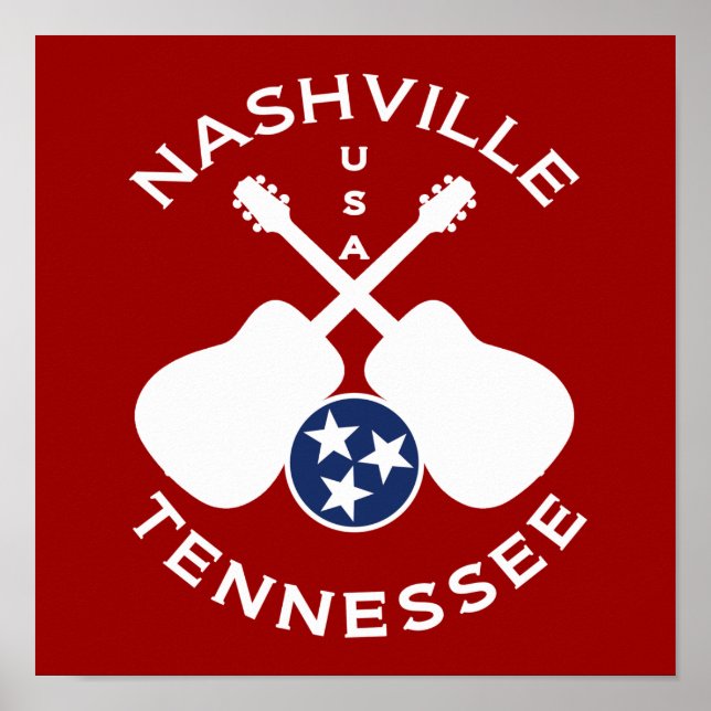 Nashville, Tennessee, USA Poster (Framsidan)