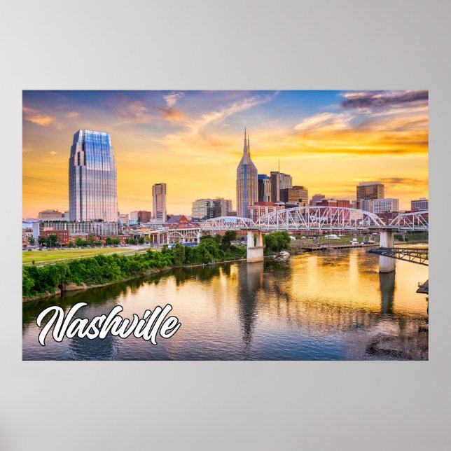 Nashville, Tennessee, USA Poster (Framsidan)