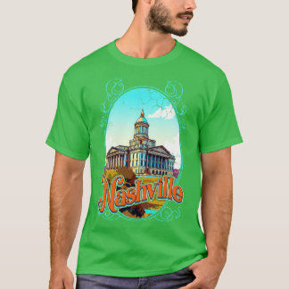 Nashville Tennessee Vintage Distress T Shirt