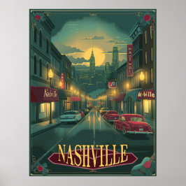 Nashville, Tennessee | VINTAGE Poster