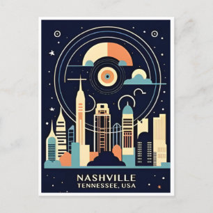 Nashville Tennessee Vintage resor Vykort