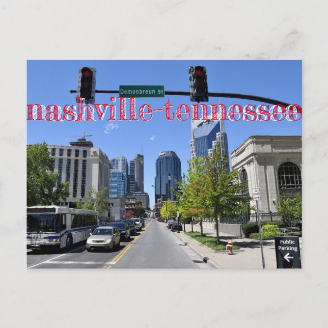 nashville-tennessee  vykort (Framsida)