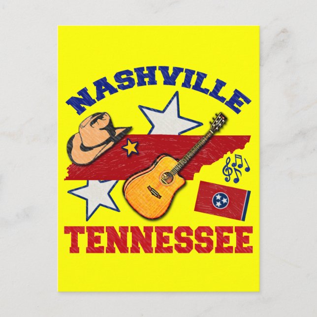 Nashville, Tennessee Vykort (Framsida)