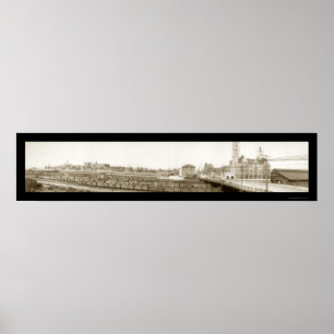 Nashville TN-järnvägfoto 1905 Poster