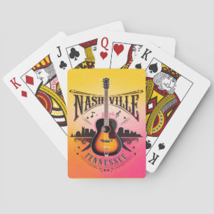 Nashville, TN - Music City USA Casinokort