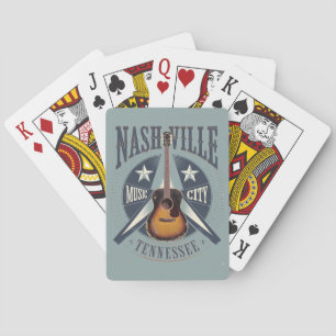 Nashville, TN - Music City USA Casinokort