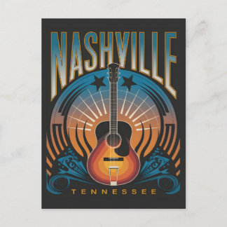 Nashville, TN - Music City USA Helg Vykort