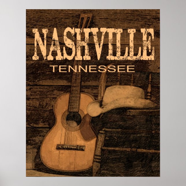 Nashville, TN Poster (Framsidan)