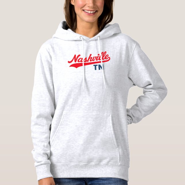 Nashville TN-svosh-skriptdesign - Retro T Shirt (Framsida)
