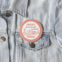 Nashville Toile Möhippa Coral Rosa på Vitt