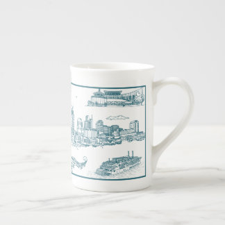 Nashville Toile Twilight on White Benporslin Mugg