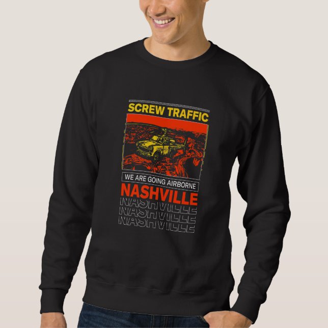 Nashville Traffic Sylt Lång Ärmad Tröja (Framsida)