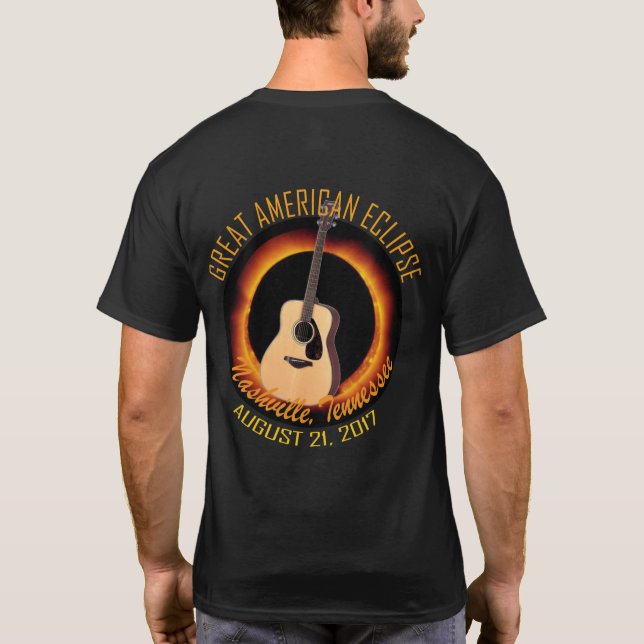 Nashville Underbar American Eclipse Manar Shirt Tee (Baksida)