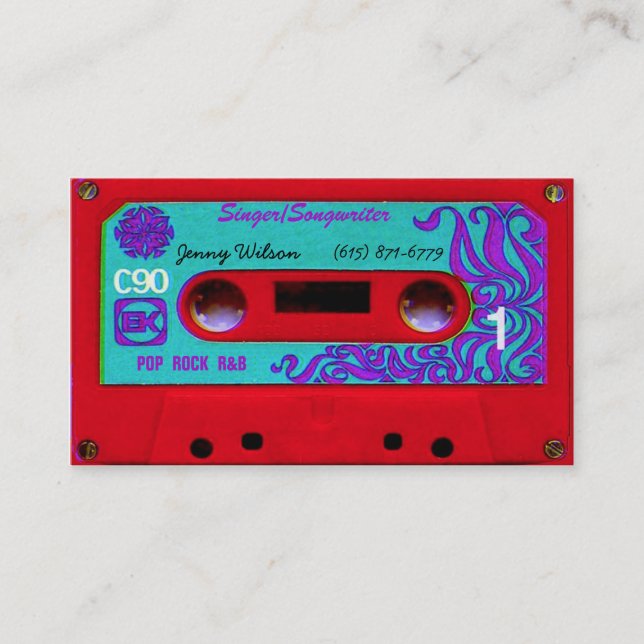 Nashville v visitkort (Framsida)