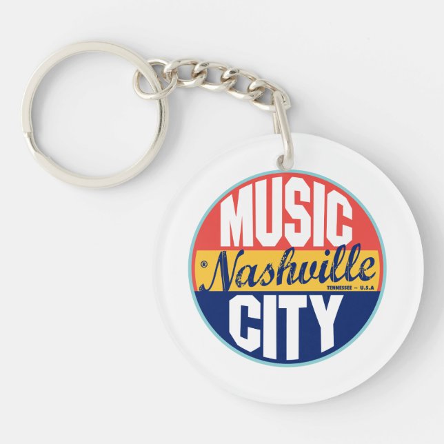 Nashville vintageetikett (Framsidan)