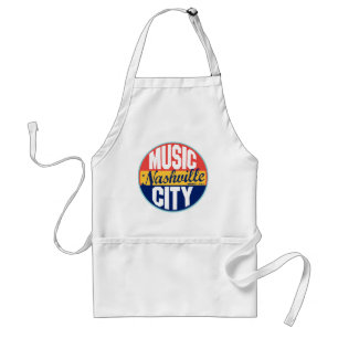 Nashville vintageetikett förkläde