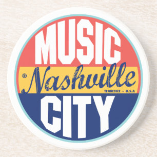 Nashville vintageetikett underlägg