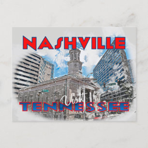 Nashville, Visit Tennessee Vykort