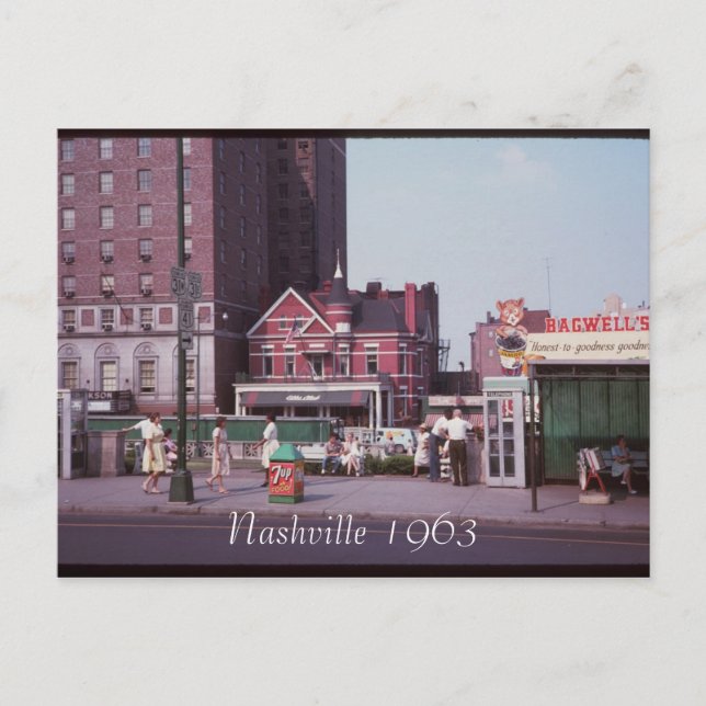 Nashville vykort 1963 (Framsida)