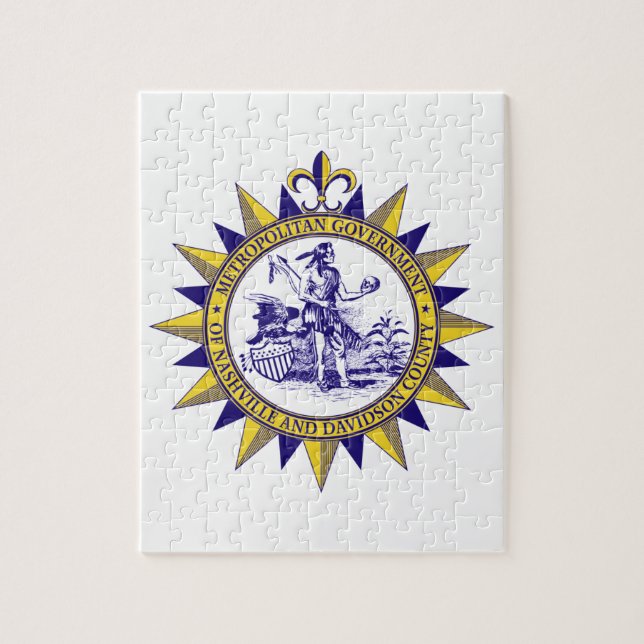 Nashvilles försegling (Tennessee) Pussel (Vertikal)