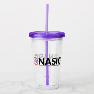 NASIG-logotyp-tumör med halm Take Away Mugg