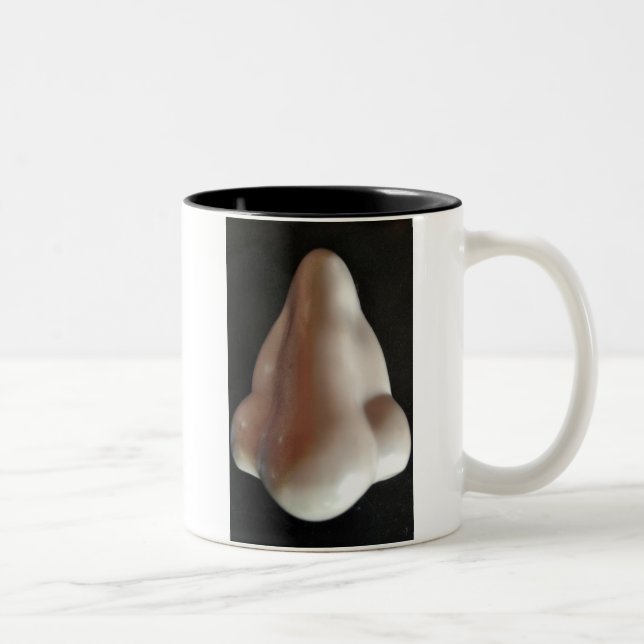 NÄSKAFFEMUGG Två-Tonad MUGG (Höger)