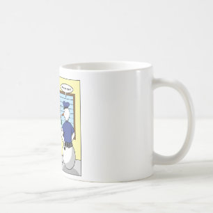 Näslös Snöman Kanin Misstänkt Gåvor & T-shirts Kaffemugg