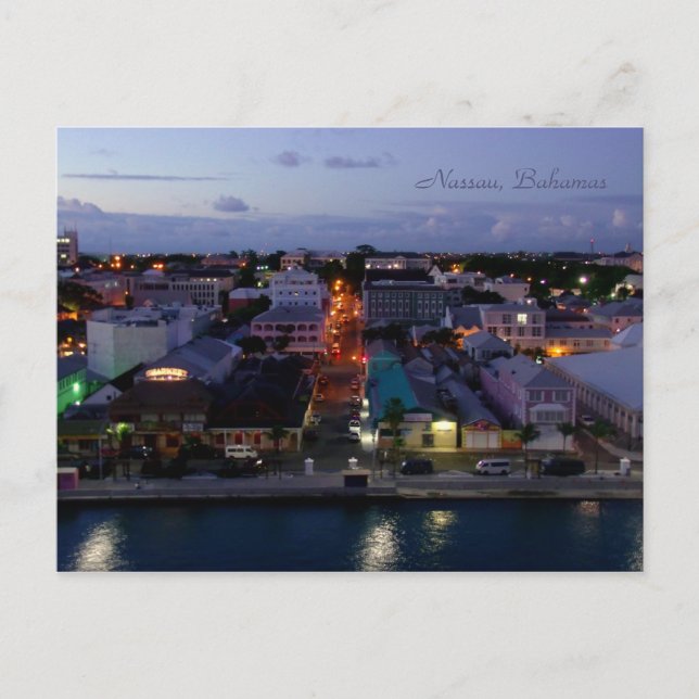 Nassau Awakes Anpassningsbar Vykort (Framsida)