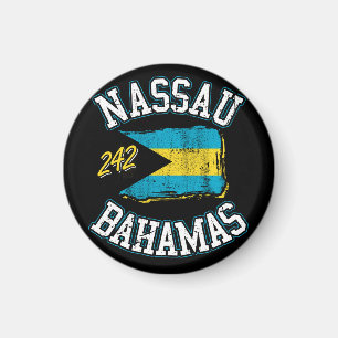 Nassau Bahamas Flagga Magnet Vacation Cruise 242