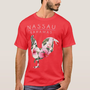 Nassau Bahamas Flower Hibiscus Chicken Älskare Sou T Shirt