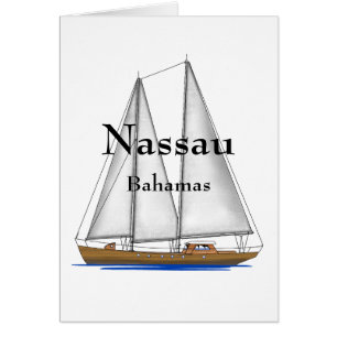 Nassau Bahamas Hälsningskort