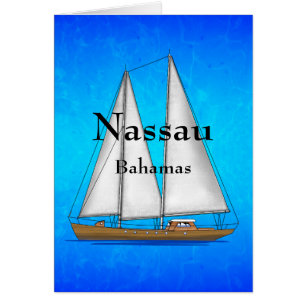 Nassau Bahamas Hälsningskort